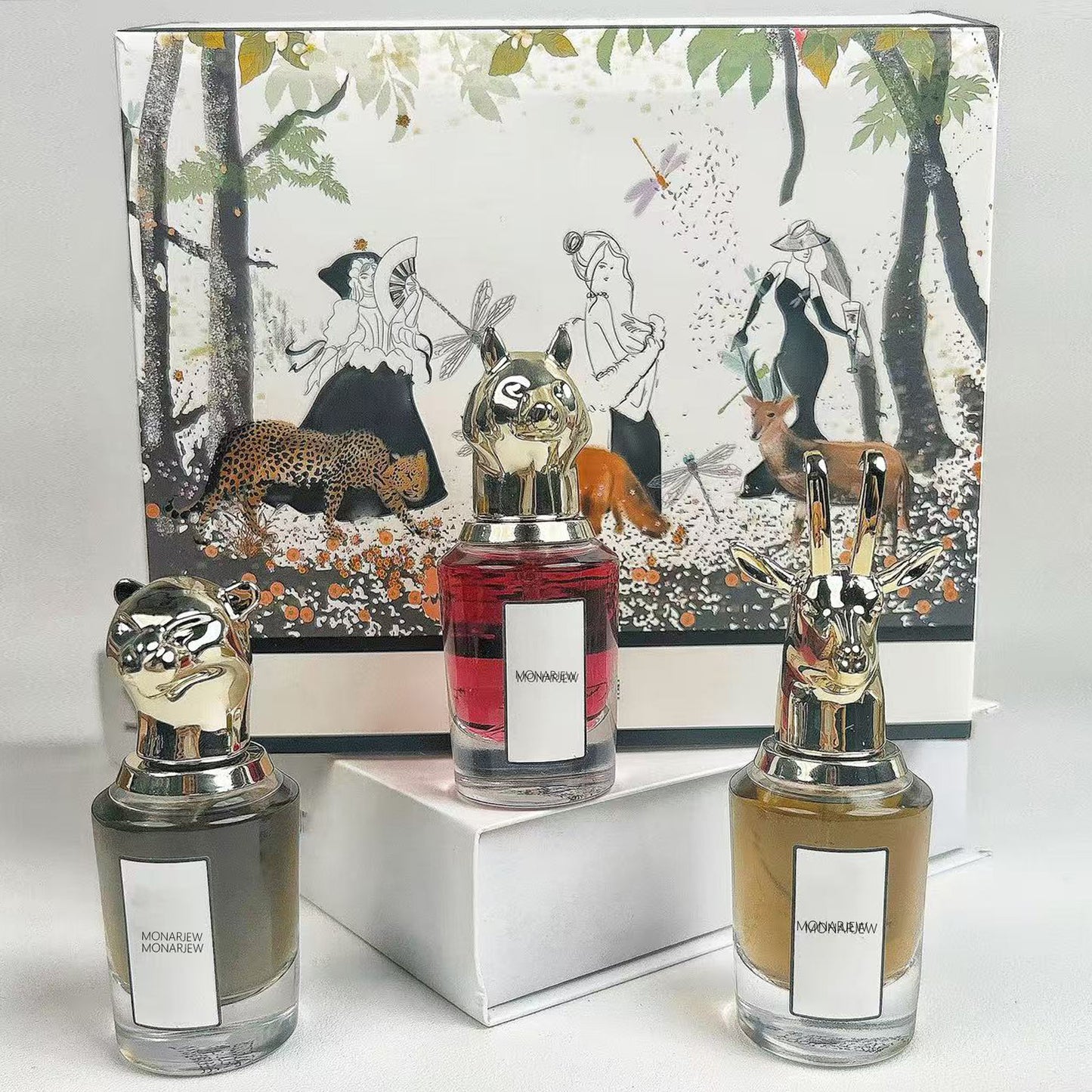 Women's Animal Head Perfume Set